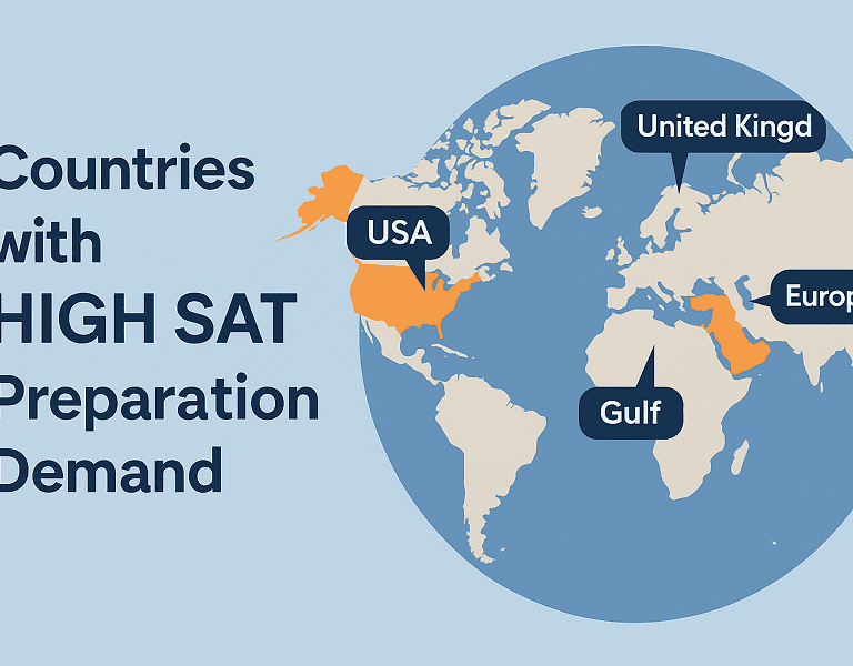 Countries with High SAT Preparation Demand