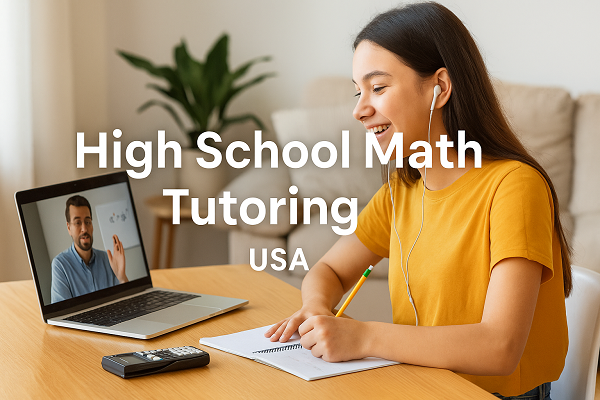 Online high school math tutoring in the USA
