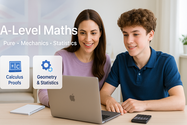 A-Level Maths Tutoring UK – Online Classes £18/hr