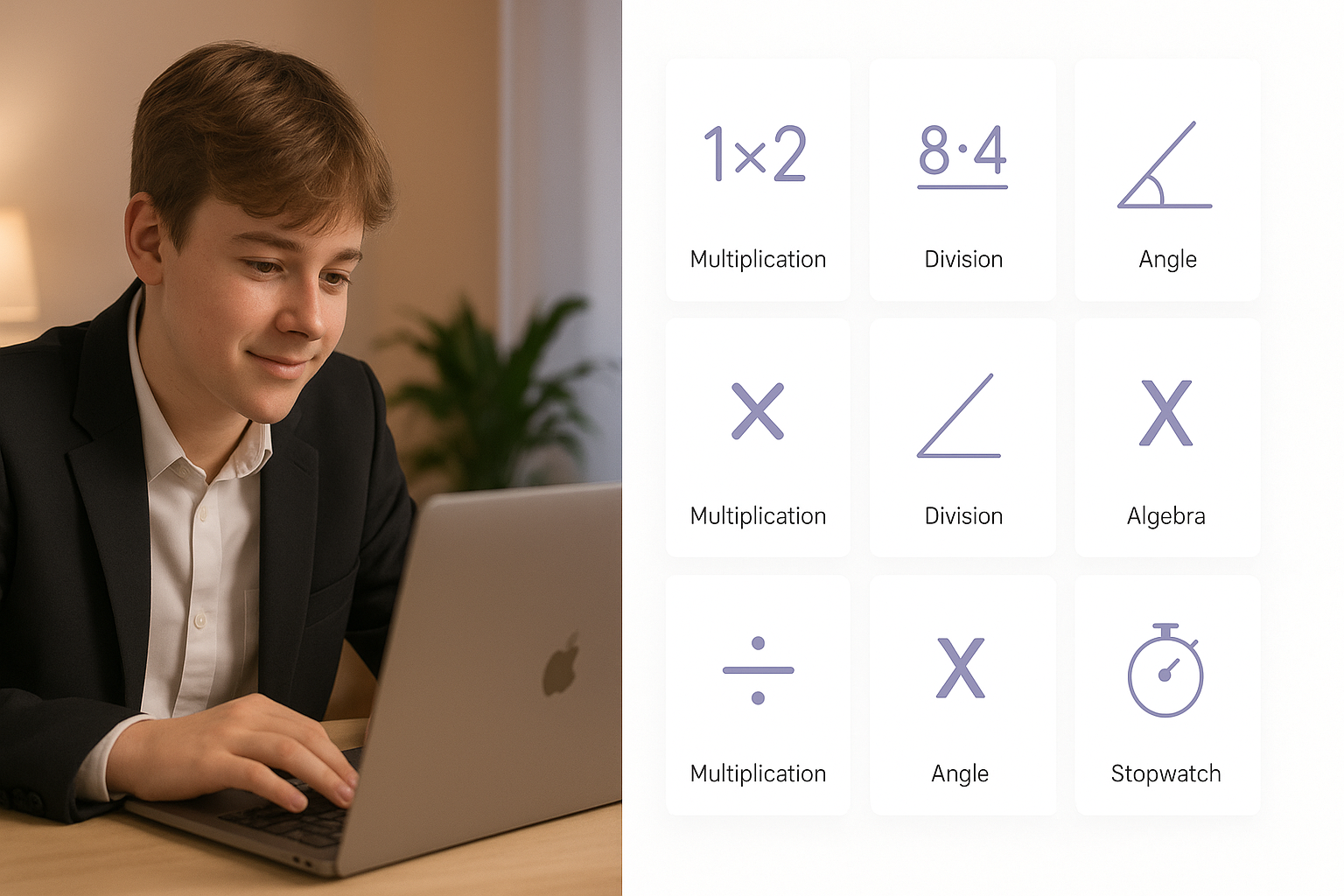 1-to-1 maths tutoring services cards UK