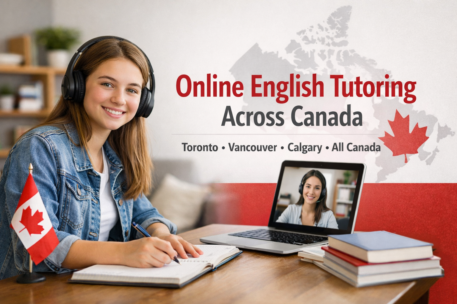 Online English tutoring across Canada