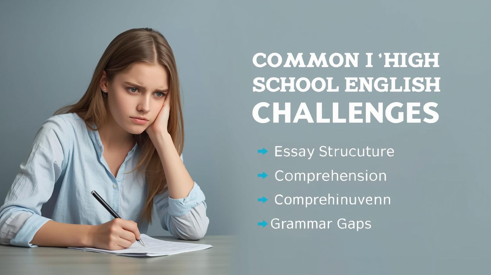 High school English learning problems Australia