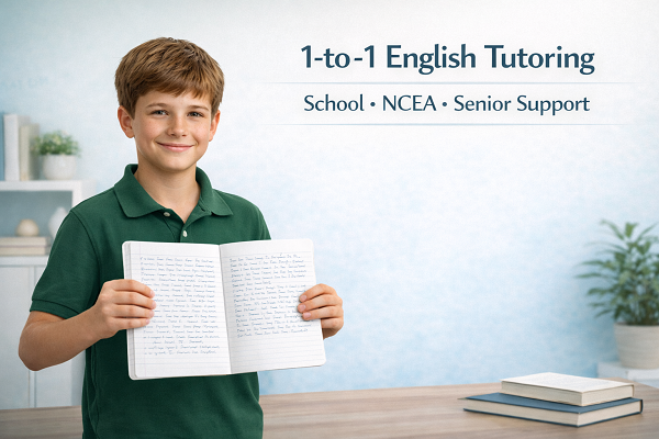 One-to-one English tutoring services in New Zealand