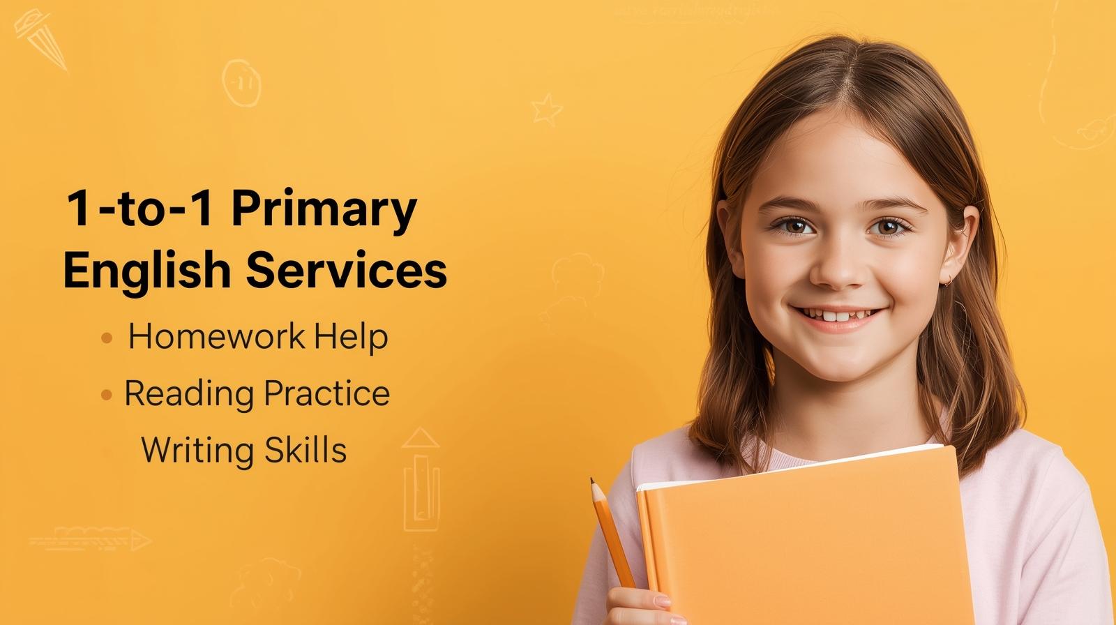One to one primary English tutoring services Canada