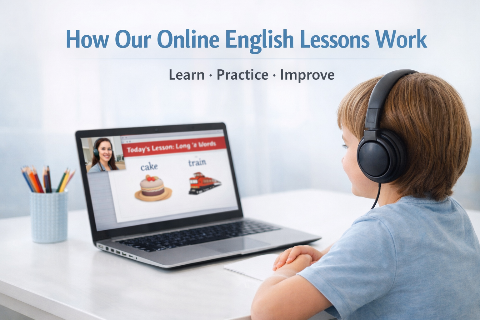 Online English tutoring process for primary students in Canada