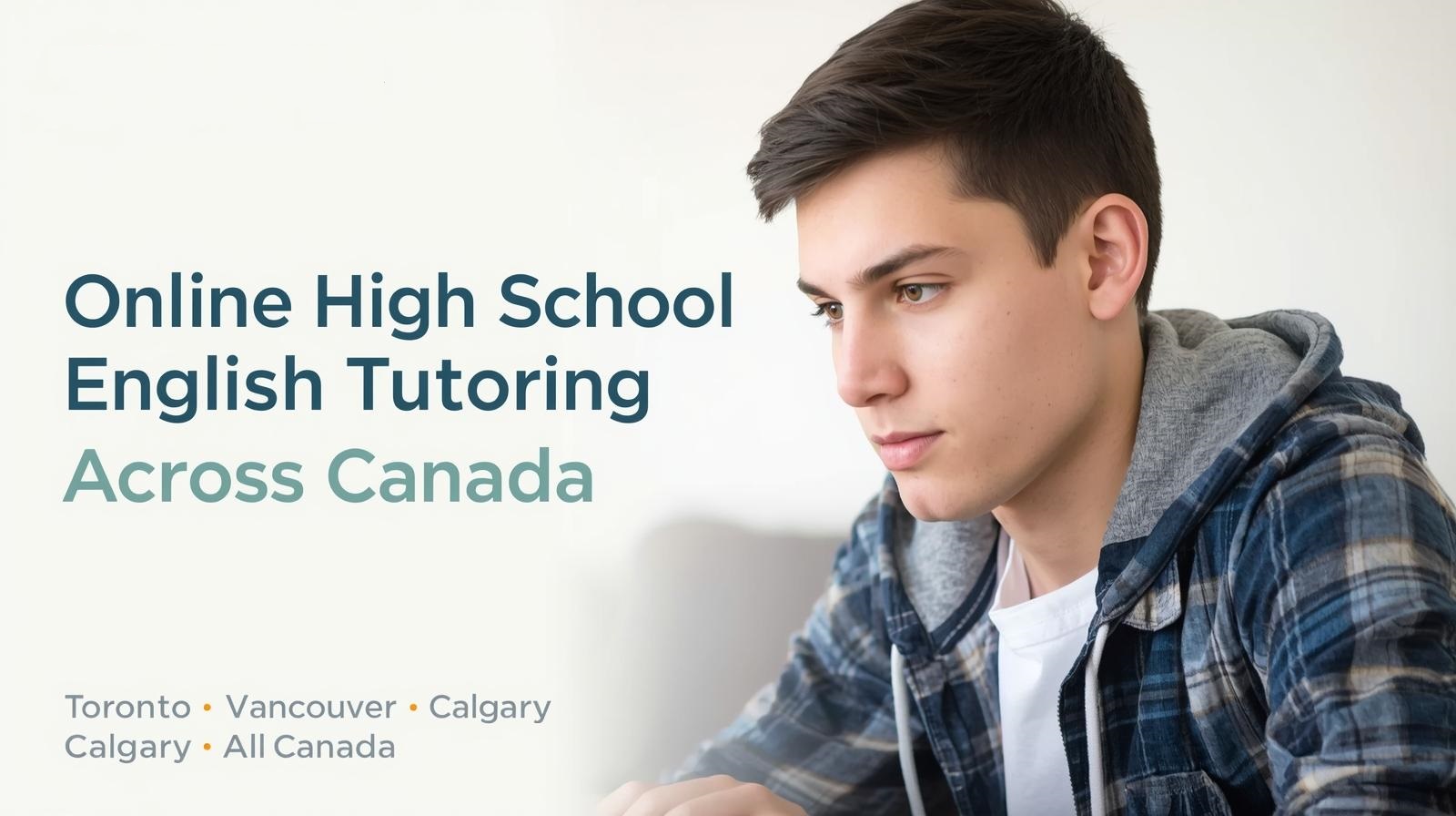 Online high school English tutoring across Canada