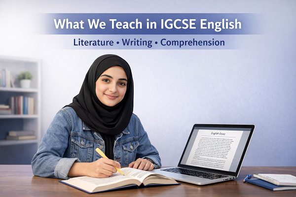 IGCSE English topics taught online in UAE