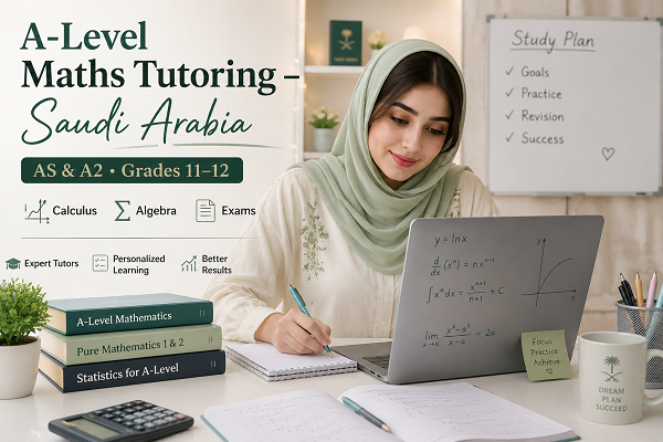 A2 Math Tutor A-level Math Tutoring | Fast Track 2Months in SAR 130/hr
